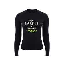 Load image into Gallery viewer, Barrel Women Vibe Swell Rashguard-BLACK - Barrel / Black / XS - Rashguards | BARREL HK