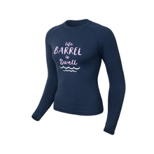 Load image into Gallery viewer, Barrel Women Vibe Swell Rashguard-BLUE - Rashguards | BARREL HK