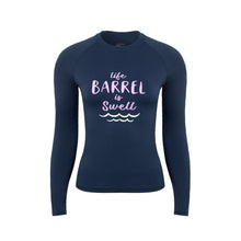 Load image into Gallery viewer, Barrel Women Vibe Swell Rashguard-BLUE - Barrel / Blue / S (85) - Rashguards | BARREL HK