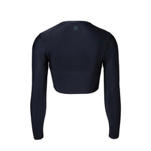 Load image into Gallery viewer, Barrel Womens Abyssal Crop ZipUp Rashguard-BLACK - Rashguards | BARREL HK