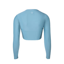 Load image into Gallery viewer, Barrel Womens Abyssal Crop ZipUp Rashguard-BLUE - Rashguards | BARREL HK