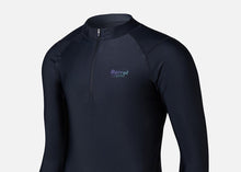 Load image into Gallery viewer, Barrel Mens Abyssal Half ZipUp Rashguard-BLACK - Rashguards | BARREL HK