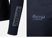 Load image into Gallery viewer, Barrel Mens Abyssal Half ZipUp Rashguard-BLACK - Rashguards | BARREL HK