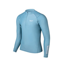 Load image into Gallery viewer, Barrel Mens Abyssal Half ZipUp Rashguard-BLUE - Rashguards | BARREL HK
