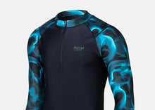 Load image into Gallery viewer, Barrel Mens Abyssal Half ZipUp Rashguard-SMOKE - Rashguards | BARREL HK