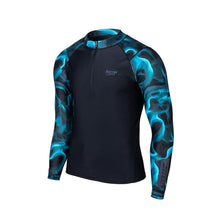 Load image into Gallery viewer, Barrel Mens Abyssal Half ZipUp Rashguard-SMOKE - Rashguards | BARREL HK