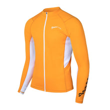 Load image into Gallery viewer, Barrel Mens Move Zip-Up Rashguard-ORANGE - Rashguards | BARREL HK