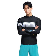 Load image into Gallery viewer, Barrel Mens Ocean ZipUp Rashguard-BLACK - Rashguards | BARREL HK