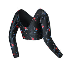 Load image into Gallery viewer, Barrel Womens Bonny Crop Rashguard-NIGHT FLOWER - Rashguards | BARREL HK