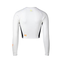Load image into Gallery viewer, Barrel Womens Move Crop Rashguard-WHITE - Rashguards | BARREL HK