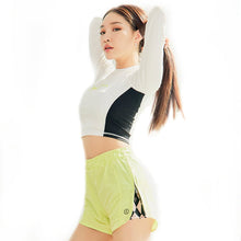 Load image into Gallery viewer, Barrel Womens Move Crop Rashguard-WHITE - Rashguards | BARREL HK