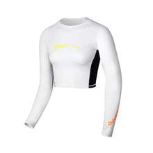 Load image into Gallery viewer, Barrel Womens Move Crop Rashguard-WHITE - Rashguards | BARREL HK