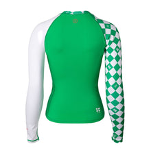 Load image into Gallery viewer, Barrel Womens Move Pattern Rashguard-GREEN - Rashguards | BARREL HK