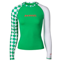 Load image into Gallery viewer, Barrel Womens Move Pattern Rashguard-GREEN - Green / XS - Rashguards | BARREL HK