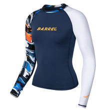Load image into Gallery viewer, Barrel Womens Move Pattern Rashguard-OCEAN - Rashguards | BARREL HK
