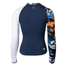 Load image into Gallery viewer, Barrel Womens Move Pattern Rashguard-OCEAN - Rashguards | BARREL HK