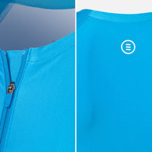 Load image into Gallery viewer, Barrel Womens Ocean Crop ZipUp Rashguard-BLUE - Rashguards | BARREL HK