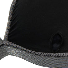 Load image into Gallery viewer, Barre Women Glow Bra Top-BLACK