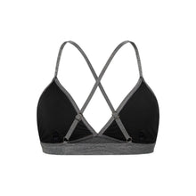 Load image into Gallery viewer, Barre Women Glow Bra Top-BLACK