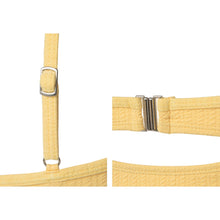 Load image into Gallery viewer, Barre Women Ribbon Strap Bikini-YELLOW
