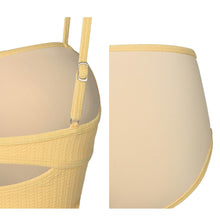 Load image into Gallery viewer, Barre Women Ribbon Strap Bikini-YELLOW