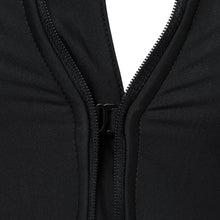 Load image into Gallery viewer, Barre Women Zip-Up Bra Top-BLACK