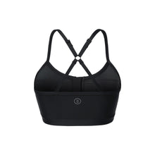 Load image into Gallery viewer, Barre Women Zip-Up Bra Top-BLACK