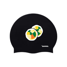 Load image into Gallery viewer, Barrel 🍘 Gimbap Silicone Swim Cap [Special Edition] -BLACK