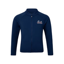 Load image into Gallery viewer, Barrel Kids Essential AW Zip-Up Rashguard-NAVY