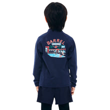 Load image into Gallery viewer, Barrel Kids Essential AW Zip-Up Rashguard-NAVY