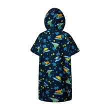 Load image into Gallery viewer, Barrel Kids Wonderland ZipUp Poncho Towel-NAVY