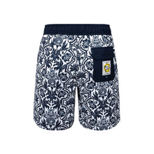 Load image into Gallery viewer, Barrel Men NYBG Botanical Water Shorts-NAVY