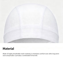 Load image into Gallery viewer, Barrel Wave Dolphine Mesh Swim Cap-WHITE