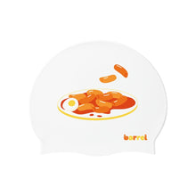 Load image into Gallery viewer, Barrel 🌶️ Tteokbokki Silicone Swim Cap [Special Edition]-WHITE