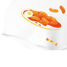 Load image into Gallery viewer, Barrel 🌶️ Tteokbokki Silicone Swim Cap [Special Edition]-WHITE