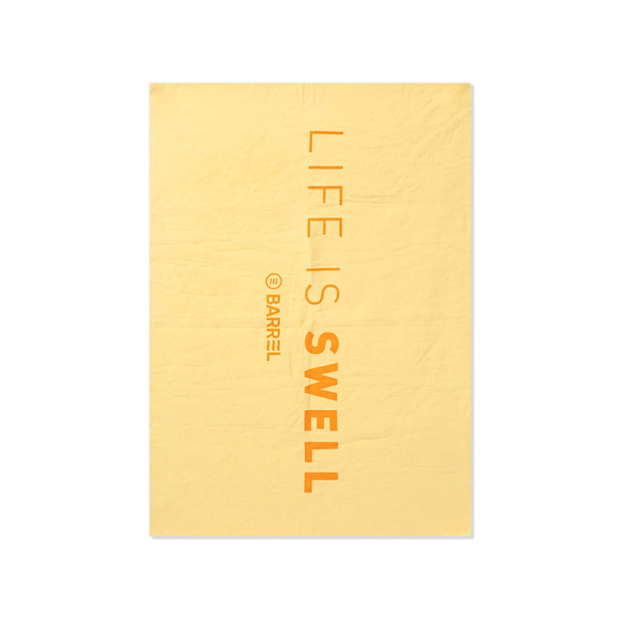 Barrel Basic Aqua Towel-YELLOW - Barrel / Yellow / OSFA - Beach Towels | BARREL HK