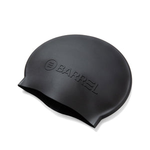 Barrel Basic Embossing Silicone Swim Cap - BLACK - Barrel / Black / ON - Swim Caps | BARREL HK