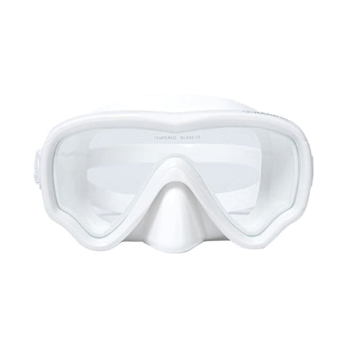 Snorkel Masks: Barrel Basic Snorkel Mask-WHITE - Barrel / White / OSFA / Accessories, BARREL, BARREL HK, BRIV24HKOPT03, Diving