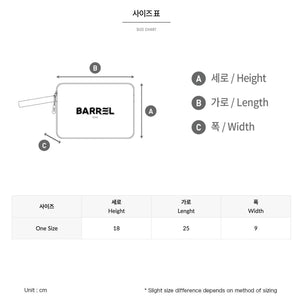 Barrel Basic Swim Pouch-BLACK - Barrel / Black - Gear Bags | BARREL HK