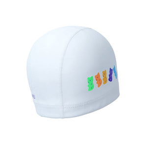 Swim Caps: Barrel Bear Gummy Silitex Swim Cap-WHITE - Barrel / White / ON / 2025, Accessories, BARREL, BARREL HK, Caps | B5SUASC025WHTON