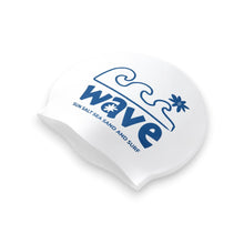 Load image into Gallery viewer, Barrel Big Wave Silicone Swim Cap-WHITE - Barrel / White / ON - Swim Caps | BARREL HK