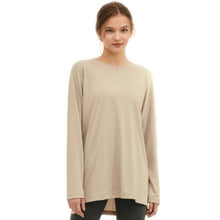 Load image into Gallery viewer, Barrel Fit Womens Tail Long Sleeve-SAND - Long Sleeves | BARREL HK