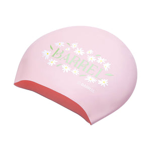 Barrel Flower Long Hair Swim Cap - PINK - Barrel / Pink / ON - Swim Caps | BARREL HK