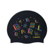 Load image into Gallery viewer, Barrel Galaxy Silicone Swim Cap - BLACK - Barrel / Black / ON - Swim Caps | BARREL HK