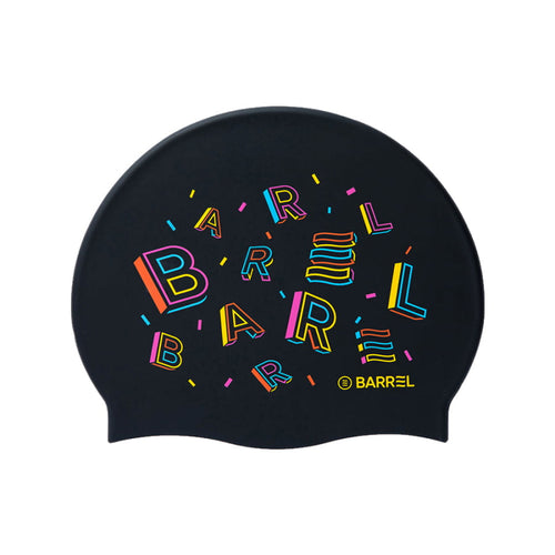 Barrel Galaxy Silicone Swim Cap - BLACK - Barrel / Black / ON - Swim Caps | BARREL HK