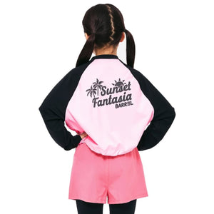 Rashguards: Barrel Girls Tropical Rashguard-PINK - 2025, BARREL, BARREL HK, BRIV25HKOP02, Clothing