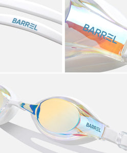 Barrel Glide Mirror Swim Goggle-AURORA/WHITE - Barrel / Aurora/White / OSFA - Swim Goggles | BARREL HK
