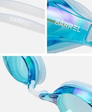 Load image into Gallery viewer, Barrel Glide Mirror Swim Goggle-BLUE/WHITE - Barrel / Blue/White / OSFA - Swim Goggles | BARREL HK