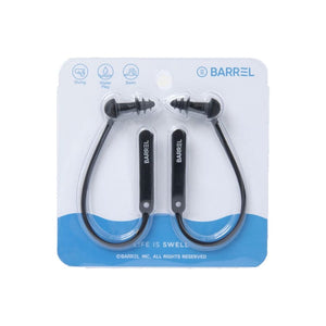 Swim Earplugs: Barrel Hang On Earplug-BLACK - Barrel / Black / OSFA / 2025, Accessories, BARREL, BARREL HK, Black | B5SUAAC005BLKON