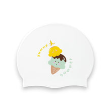 Load image into Gallery viewer, Barrel Icecream Silicone Swim Cap-WHITE - Barrel / White / ON - Swim Caps | BARREL HK